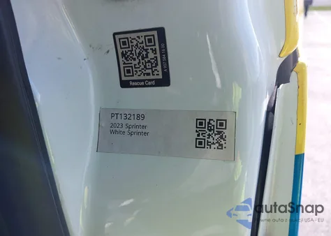 2023 Mercedes-Benz Sprinter 2500 High Roof 4-Cyl Diesel z USA, uszkodzony, nr VIN W1Z4KGHY4PT132189